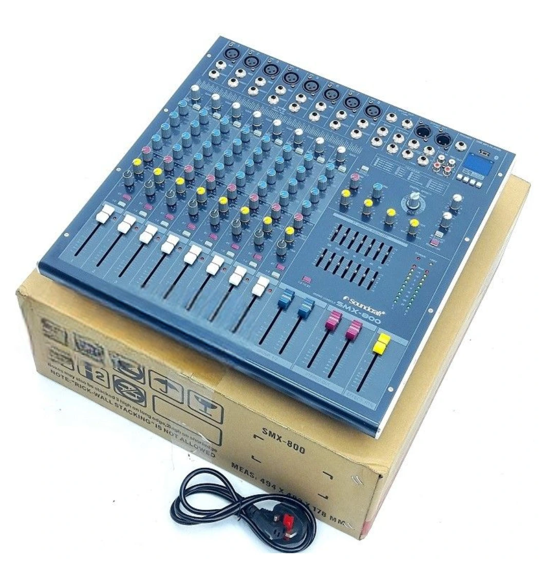 Soundcraft SMX 800 8 channels plain mixer 